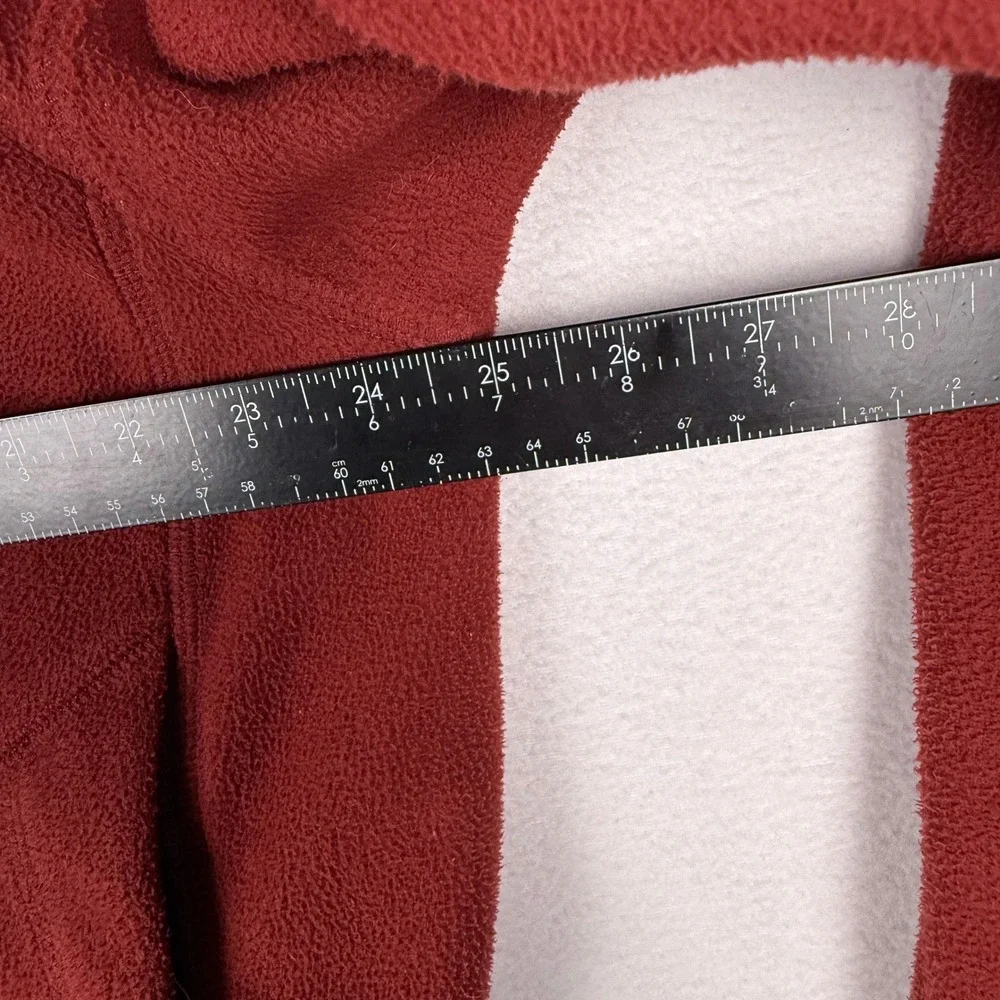 The North Face‎ Mens XL WindWall Fleece Jacket Full Zip Red Mock Neck